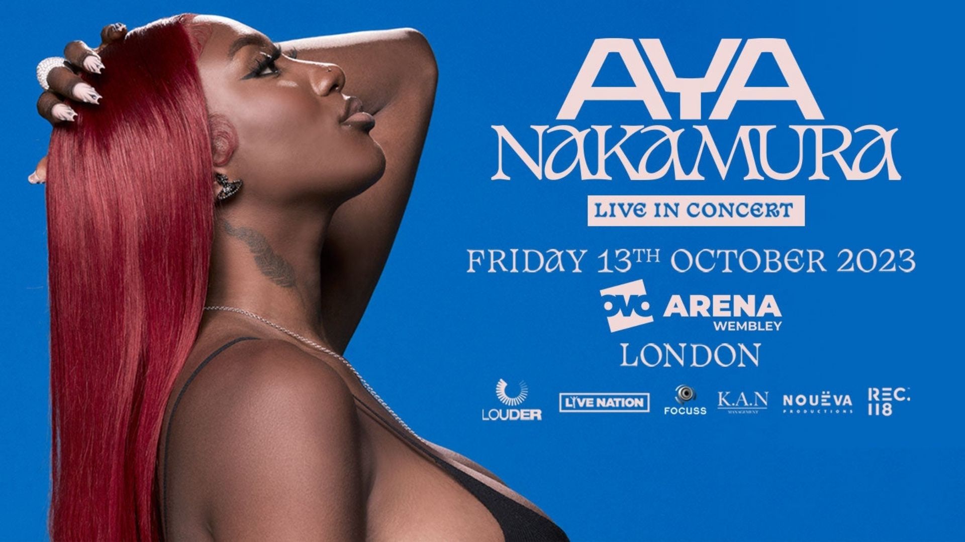 Aya Nakamura is set to light up the OVO Arena in Wembley, London. Circle the date, folks – 13th of October 2023