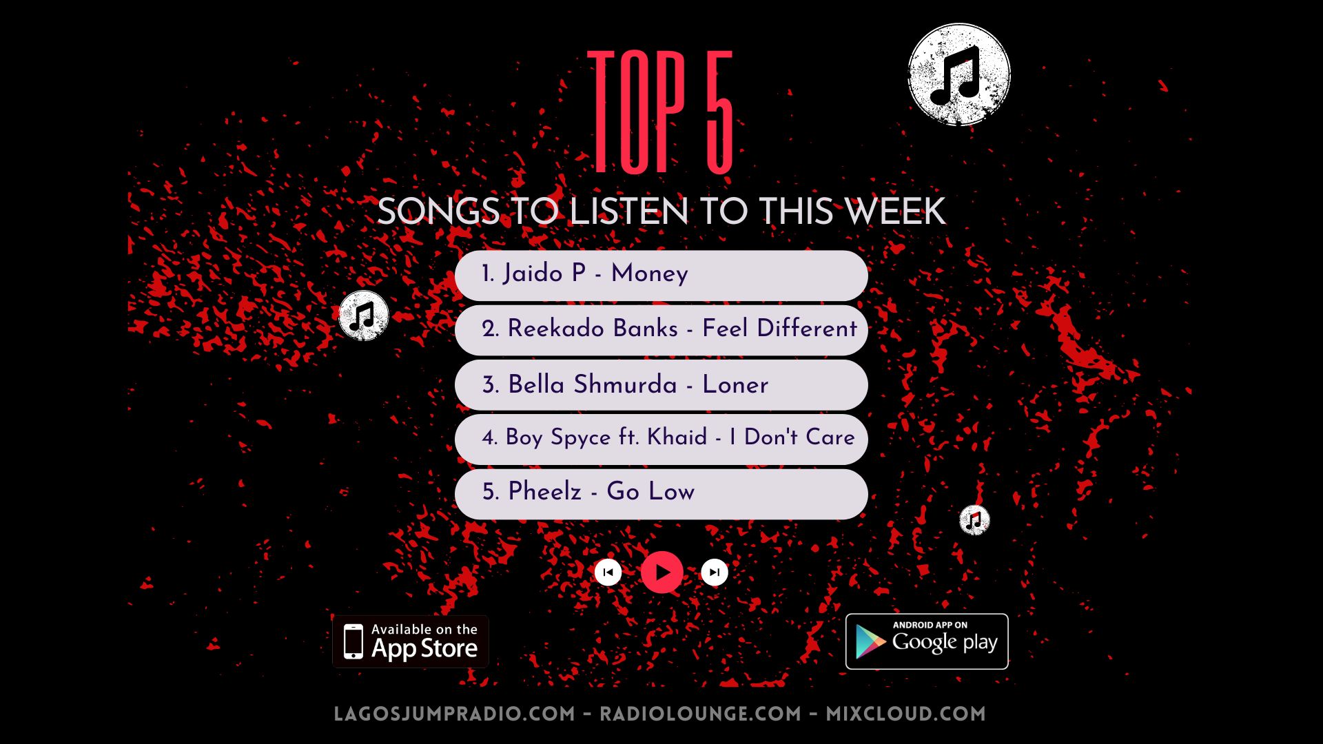 Top 5 Afrobeats Bangers to Blast This Week: New Naija Fire on LagosJump Radio!