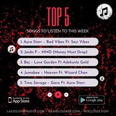 We've curated a list of the top 5 Naija bangers that are taking over the airwaves and topping the charts.