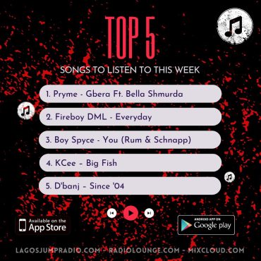 We've curated a list of the top 5 Naija bangers that are taking over the airwaves and topping the charts.