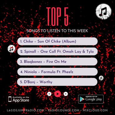 Top 5 songs of the week