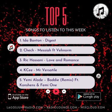 Top 5 songs of the week
