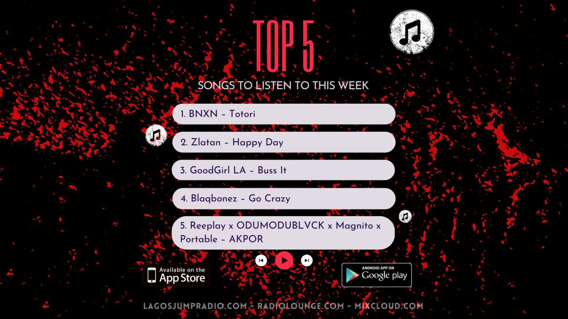 Top 5 songs